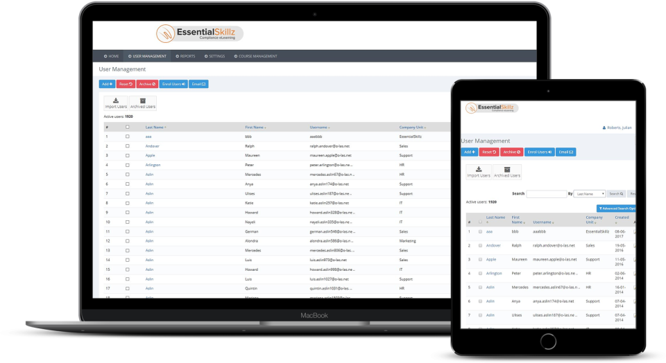 screenshot of VinciWorks