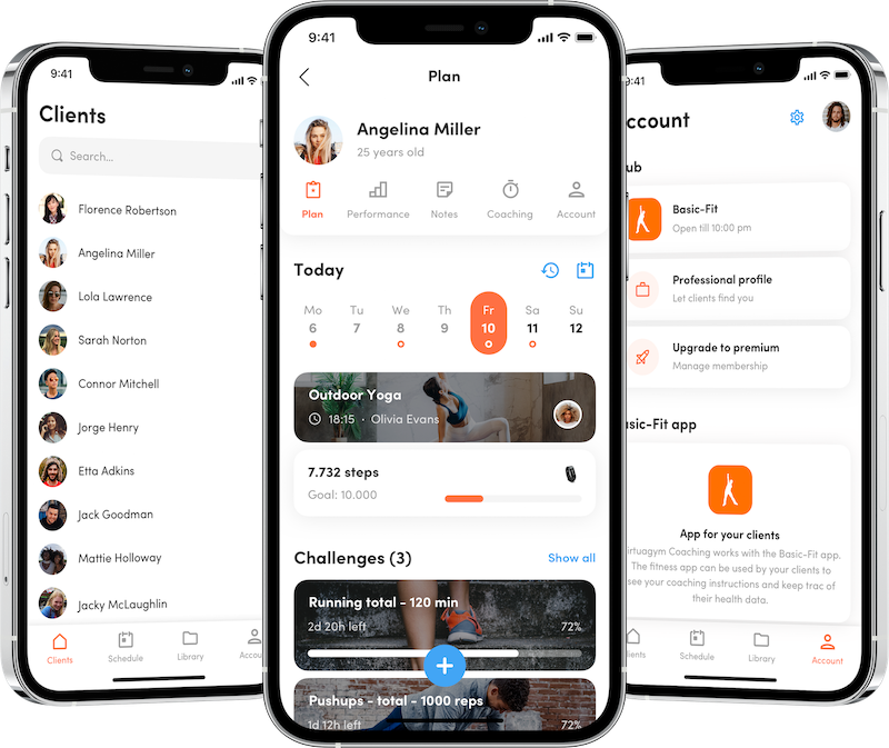 screenshot of Virtuagym
