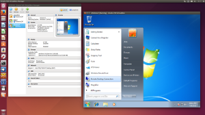 screenshot of VirtualBox