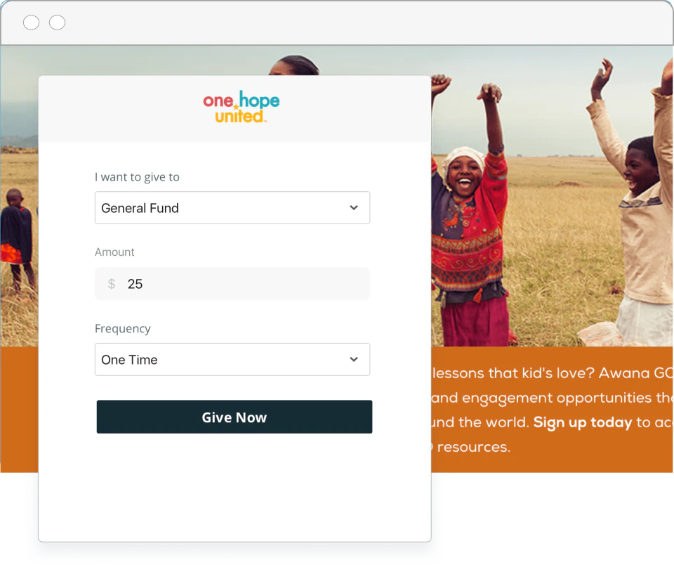 screenshot of Virtuous