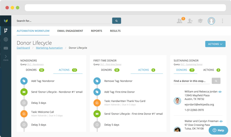 screenshot of Virtuous