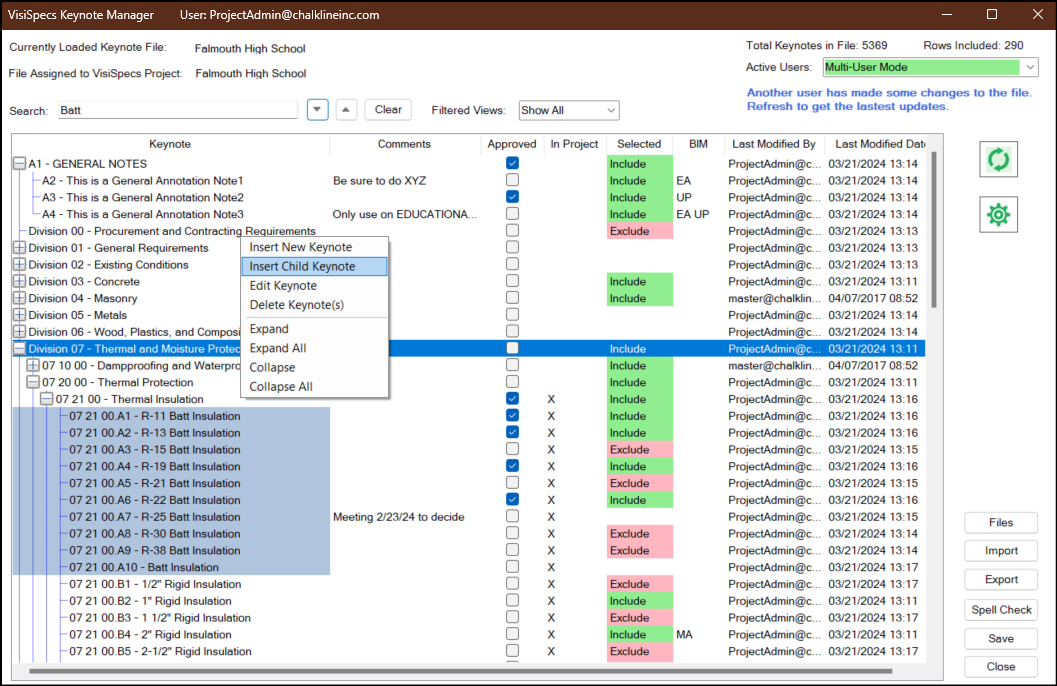 screenshot of VisiSpecs