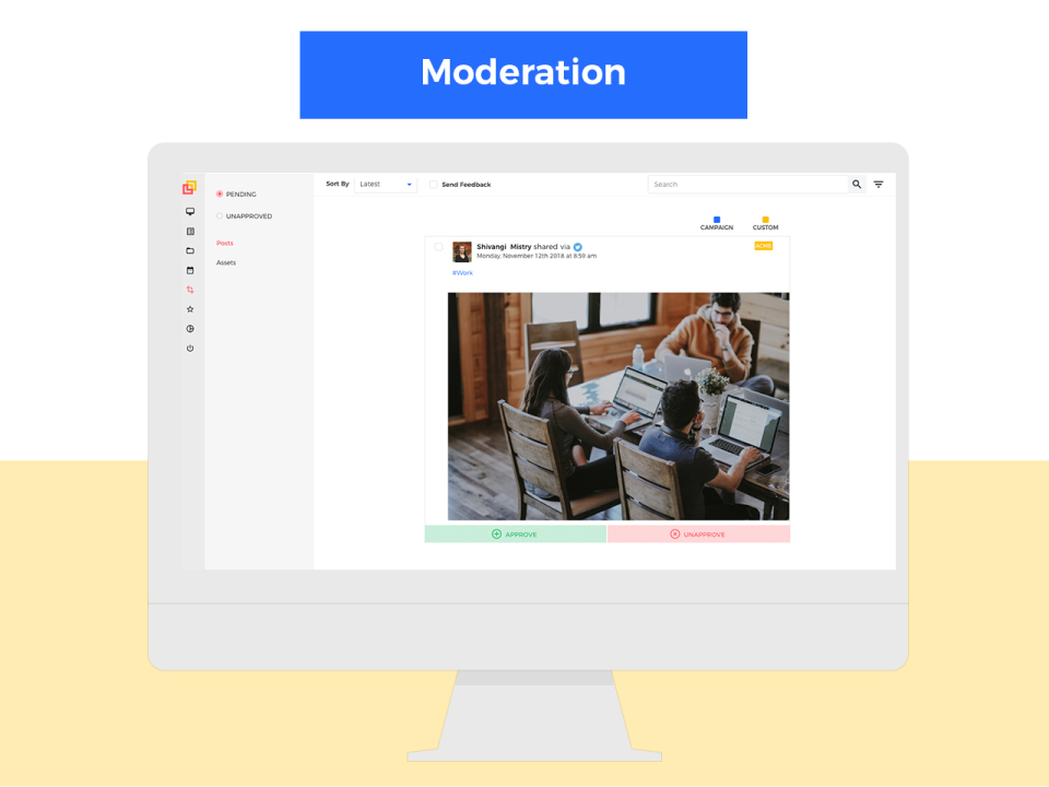 screenshot of Visibly