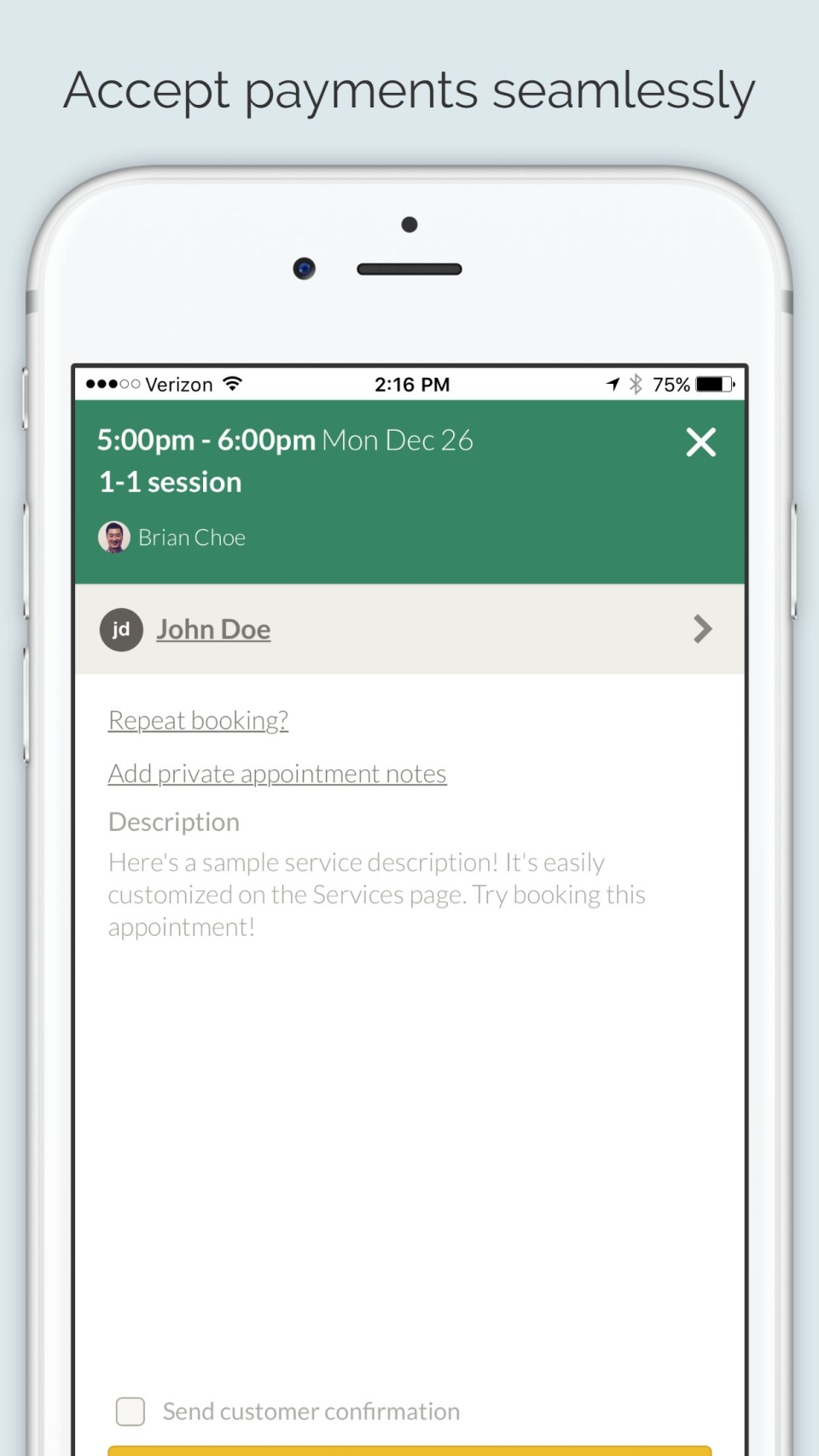 screenshot of Visibook