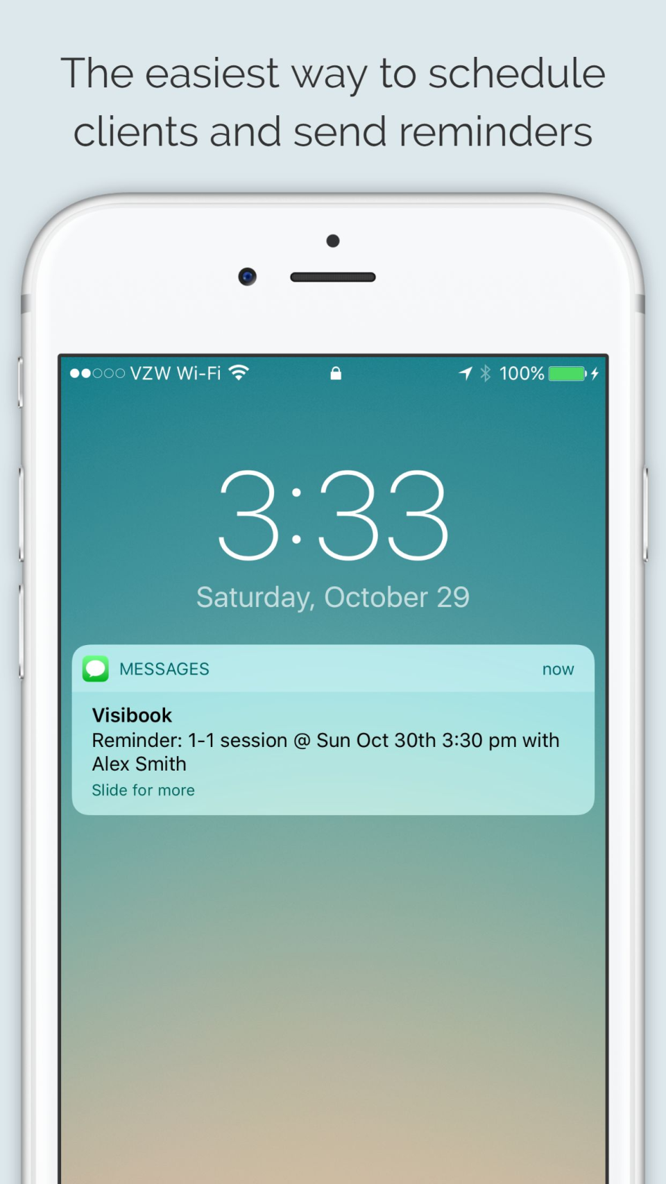 screenshot of Visibook