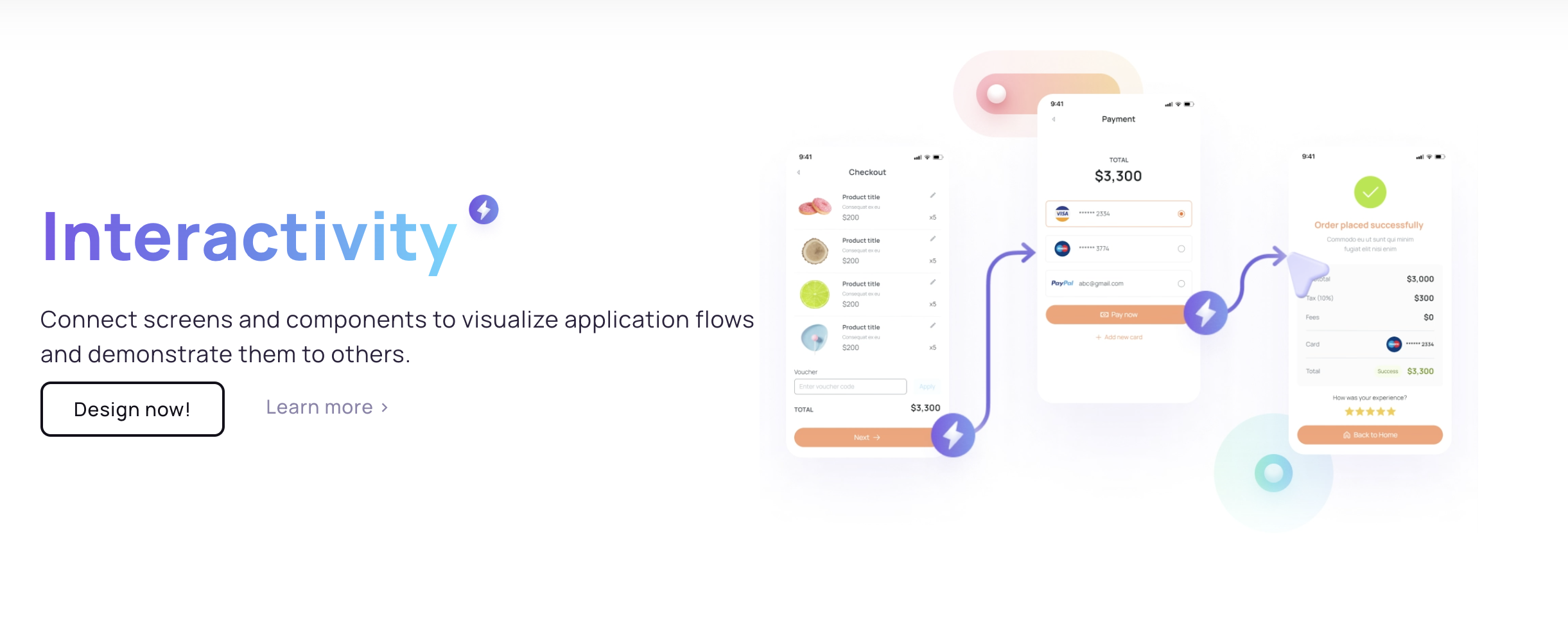 screenshot of Visily