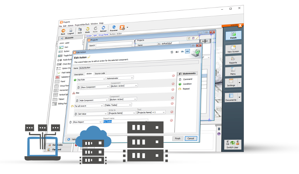 screenshot of VisionX