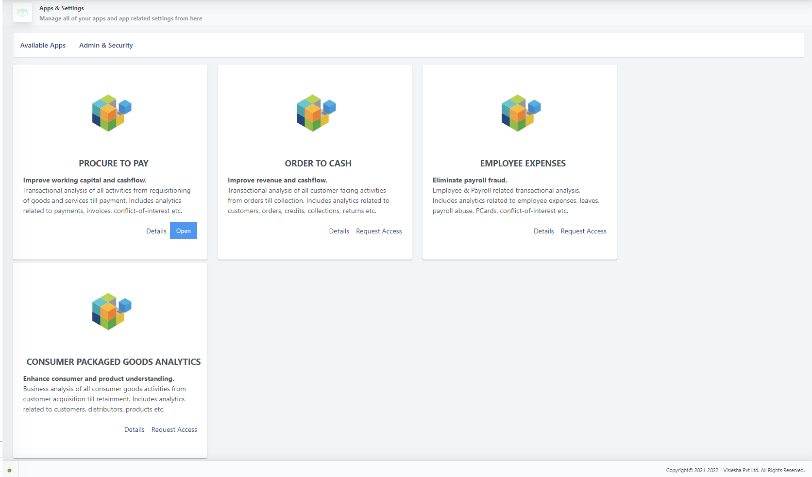 screenshot of Vislesha