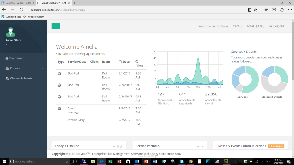 screenshot of VisualClubMate