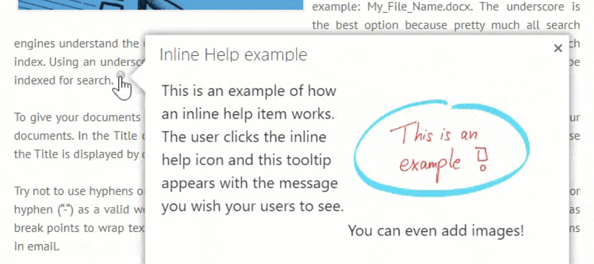 screenshot of VisualSP