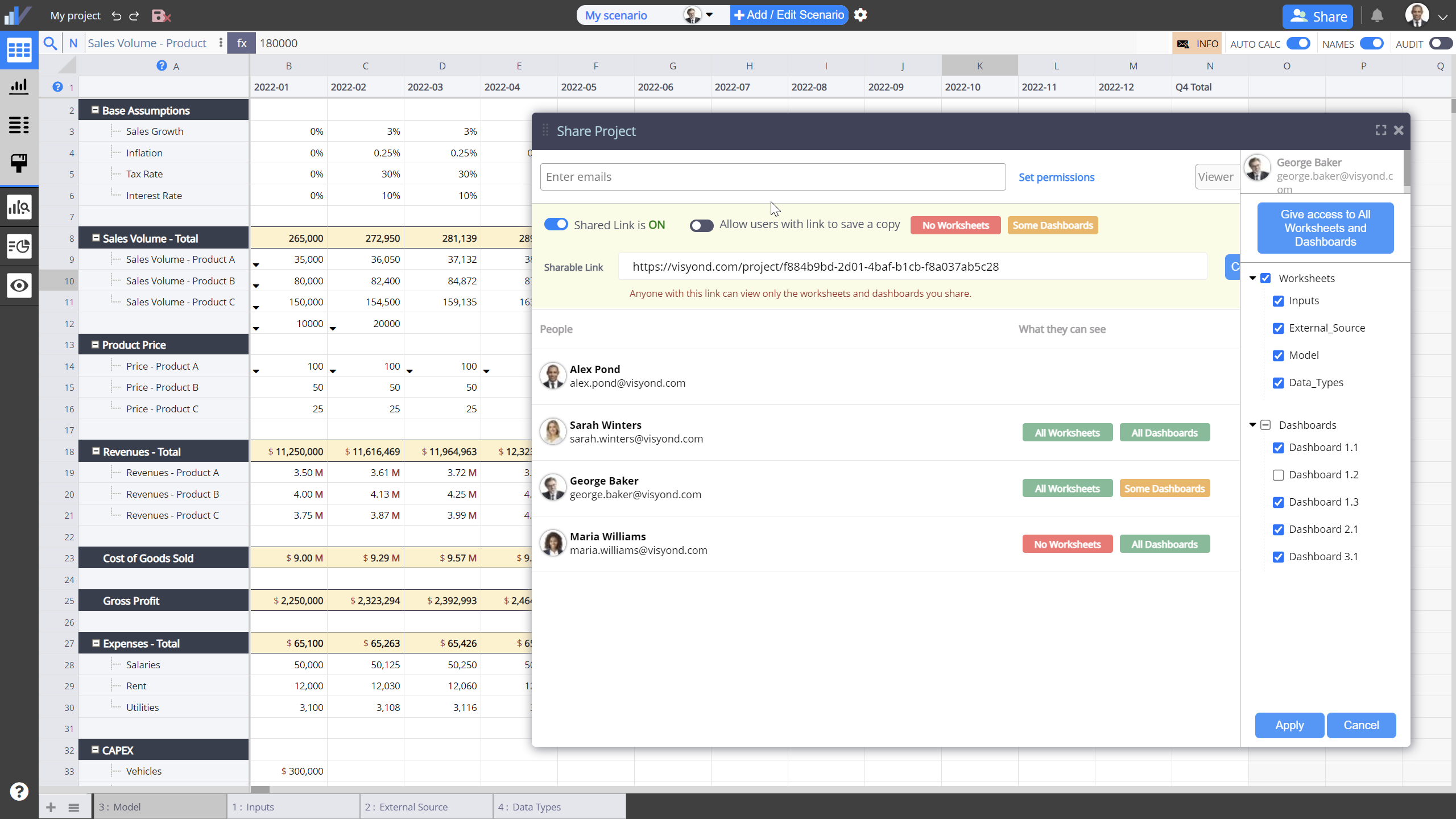 screenshot of Visyond