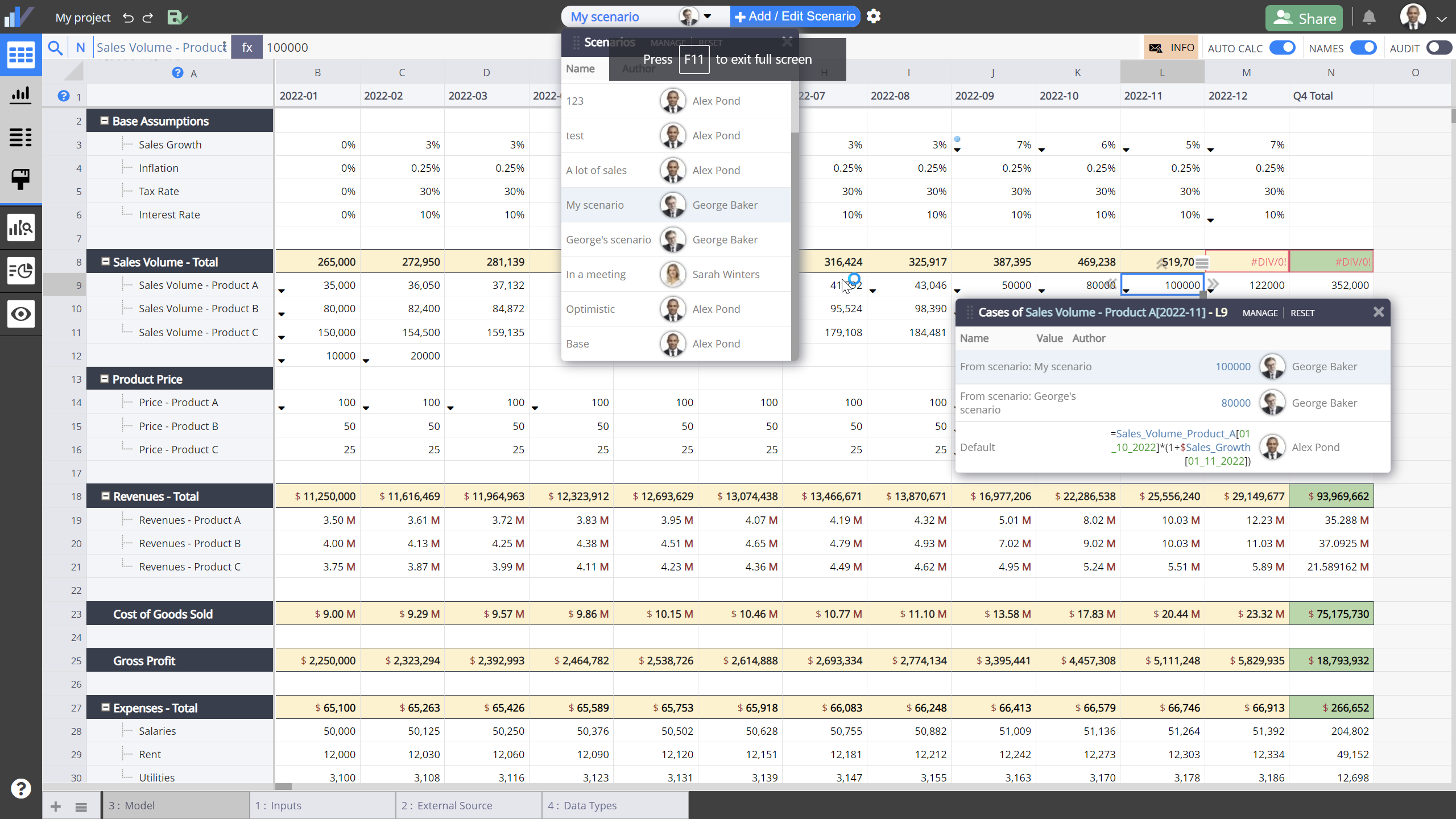 screenshot of Visyond