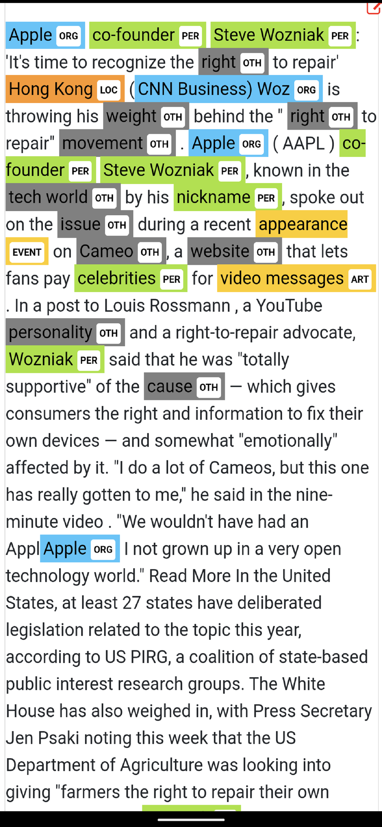 screenshot of VizRefra