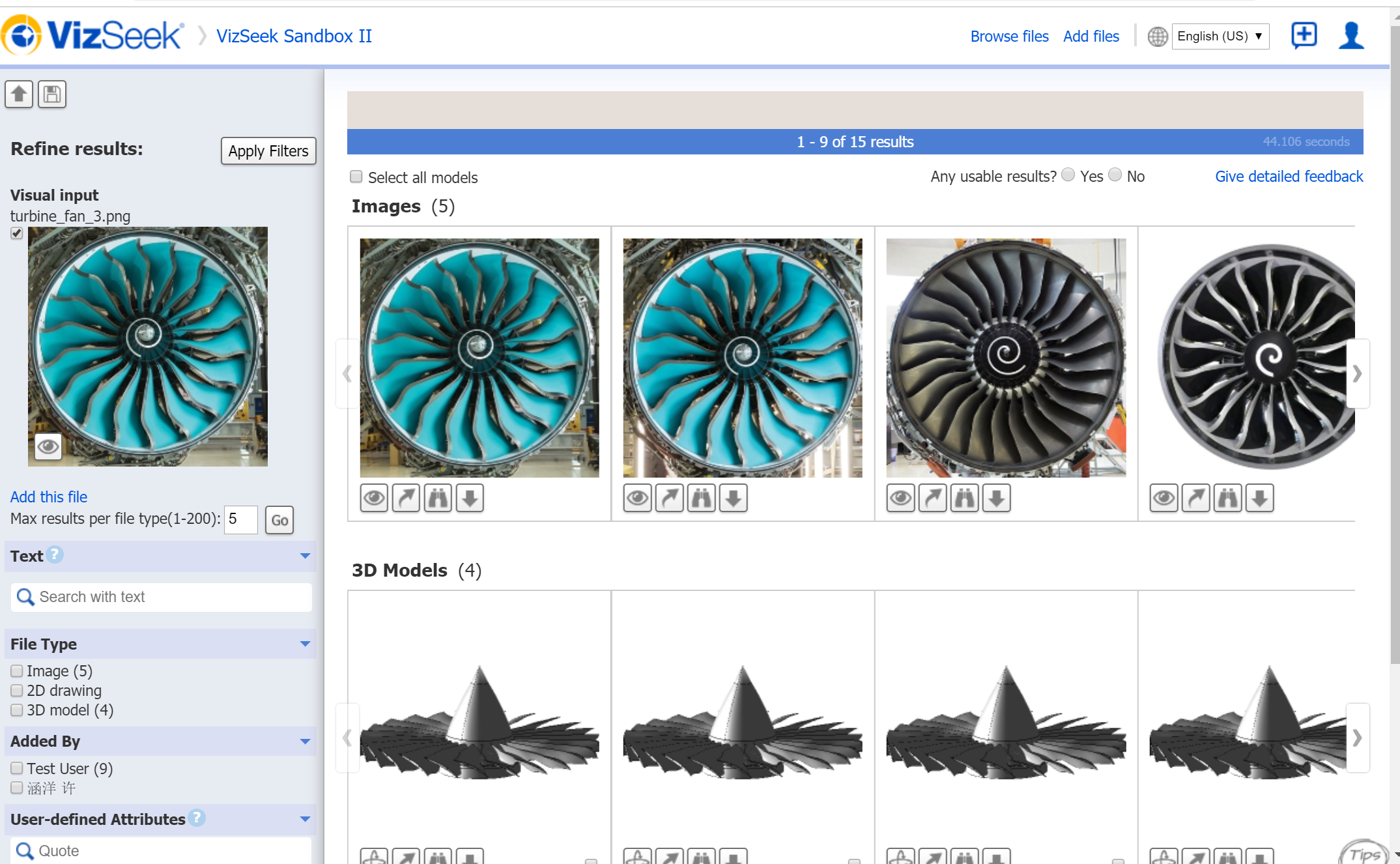screenshot of VizSeek