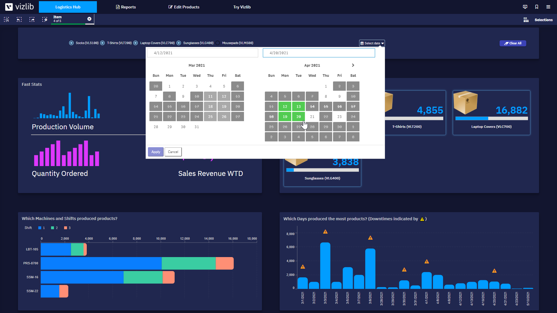 screenshot of Vizlib