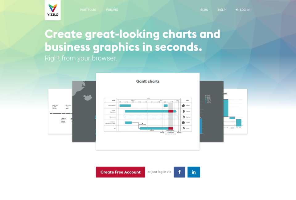 screenshot of Vizzlo