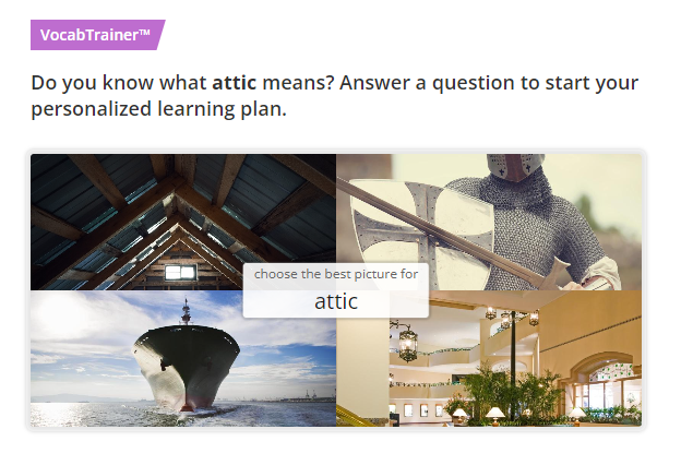 screenshot of Vocabulary.com
