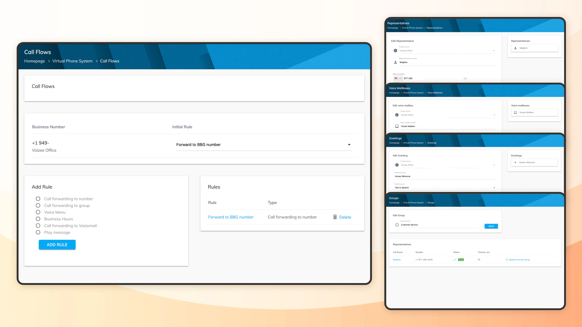 screenshot of Voizee