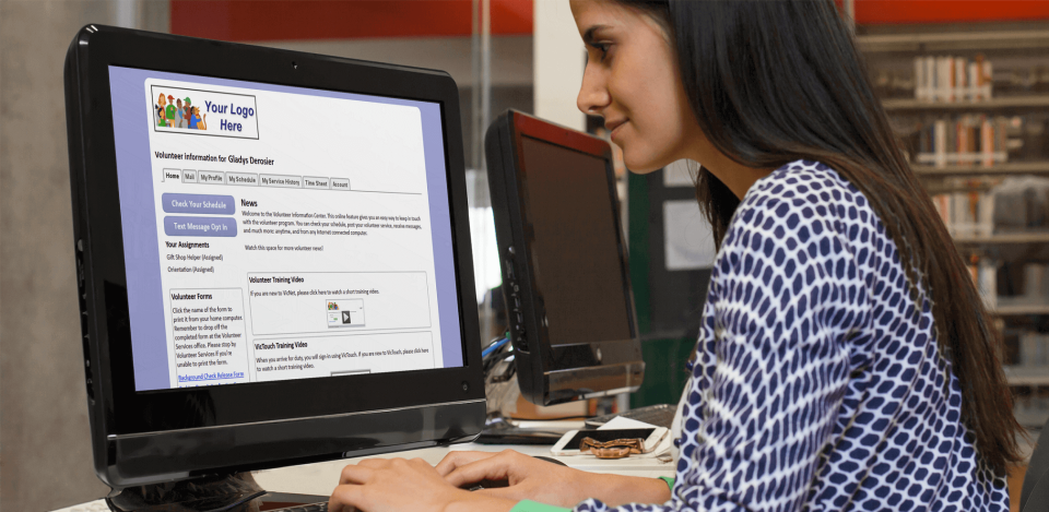 screenshot of Volgistics