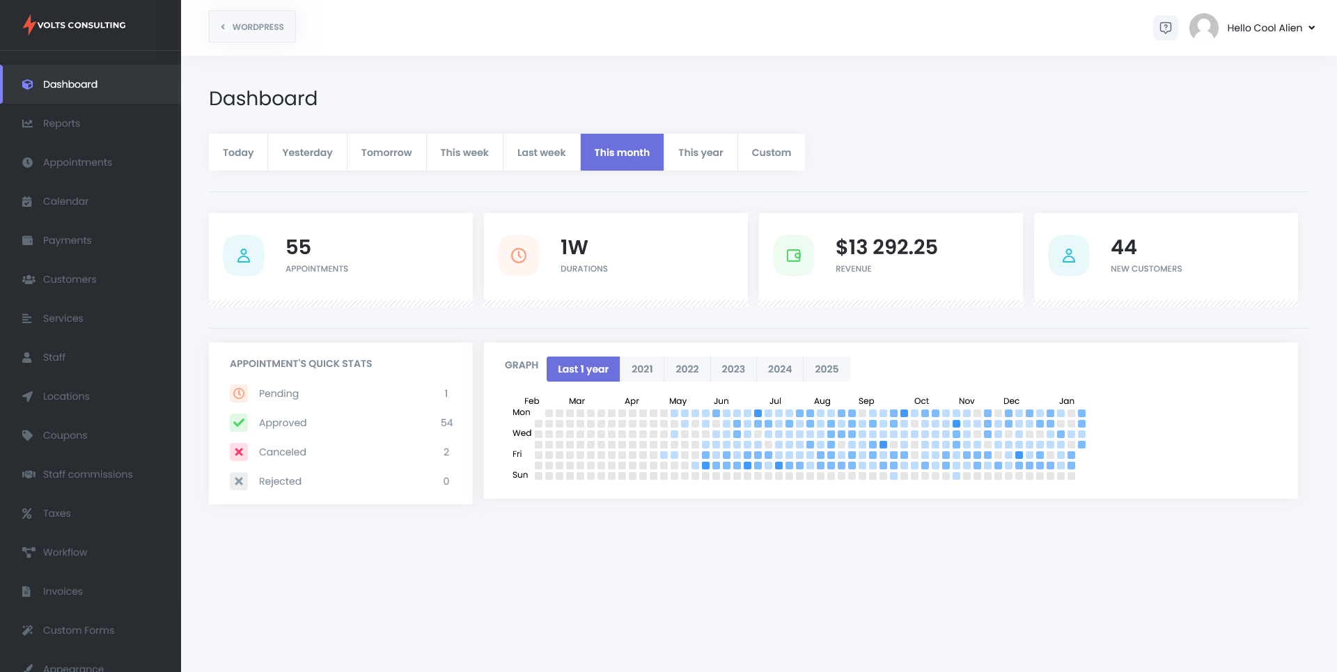 screenshot of VoltsBook