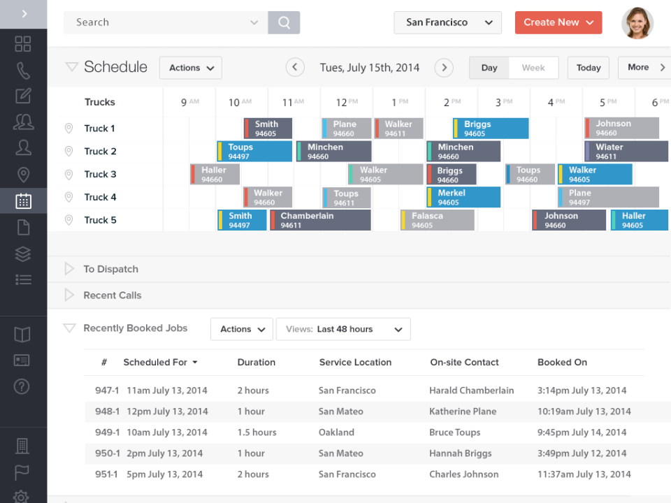screenshot of Vonigo