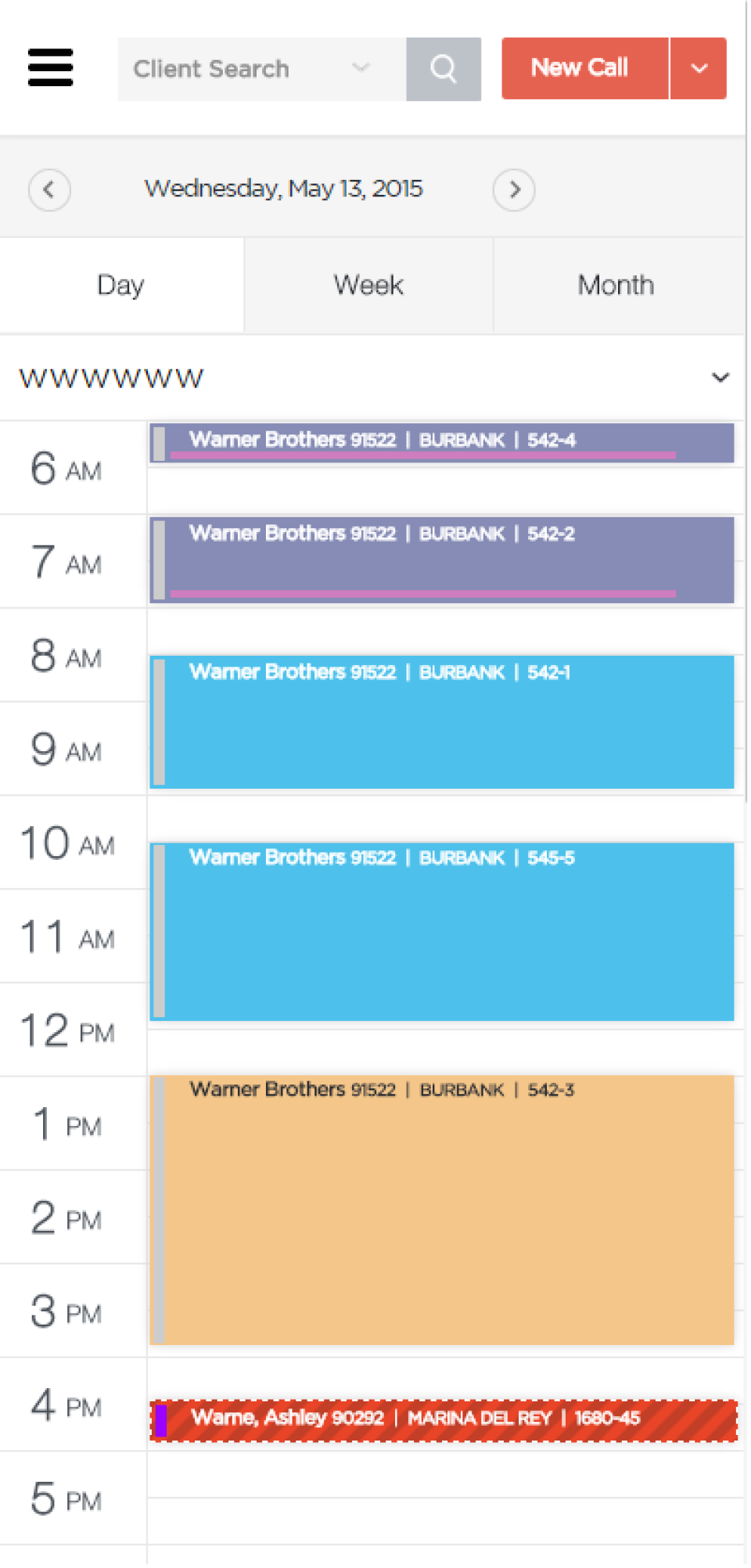 screenshot of Vonigo