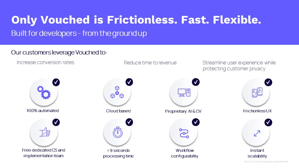 screenshot of Vouched