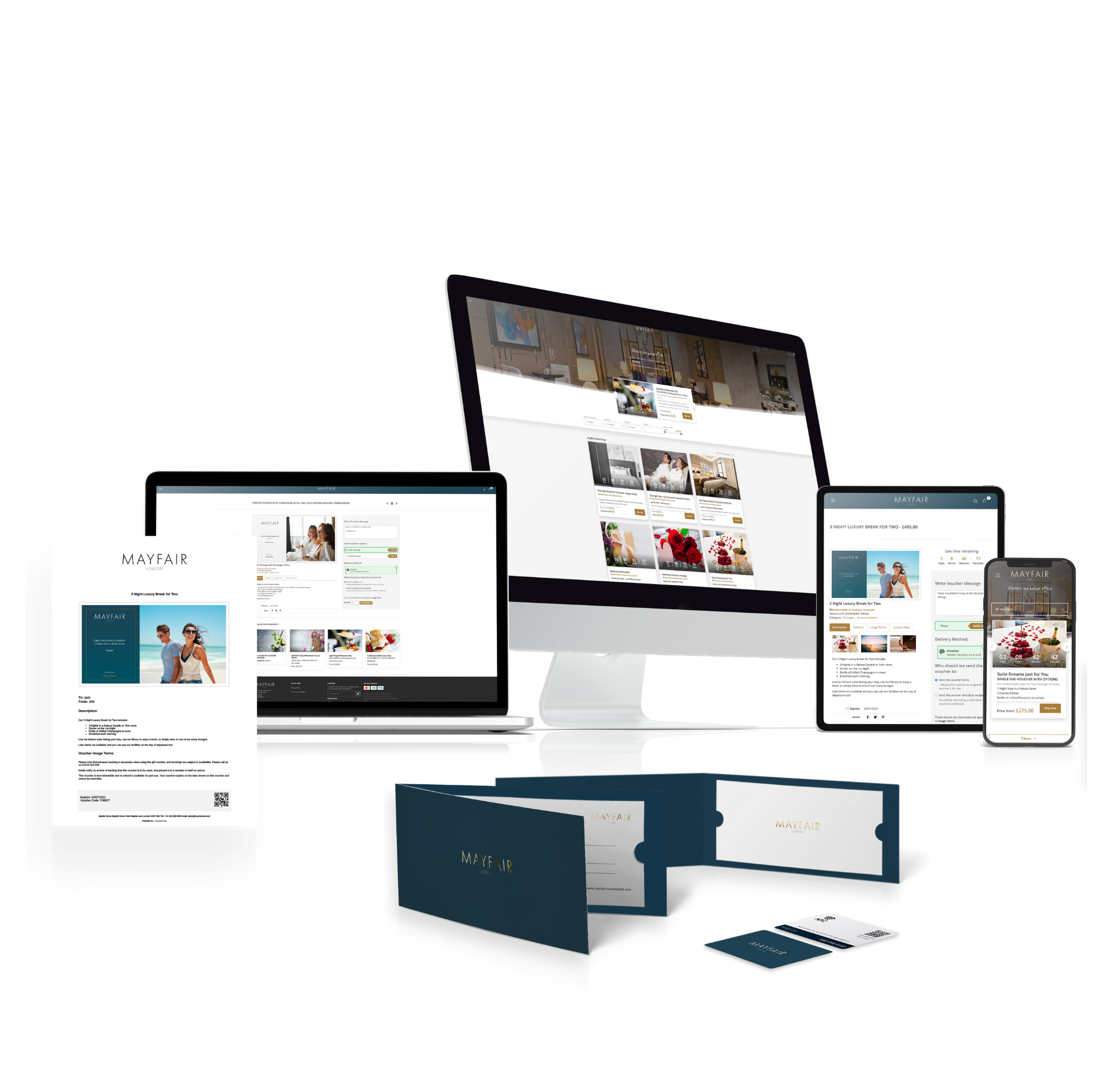 screenshot of VoucherCart