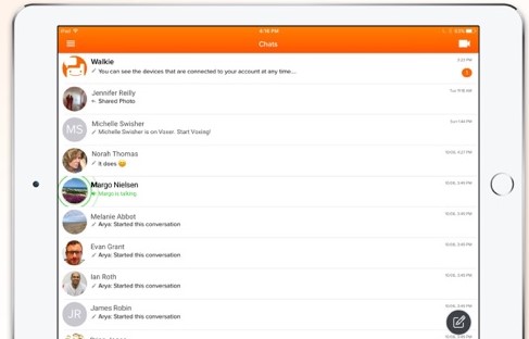 screenshot of Voxer