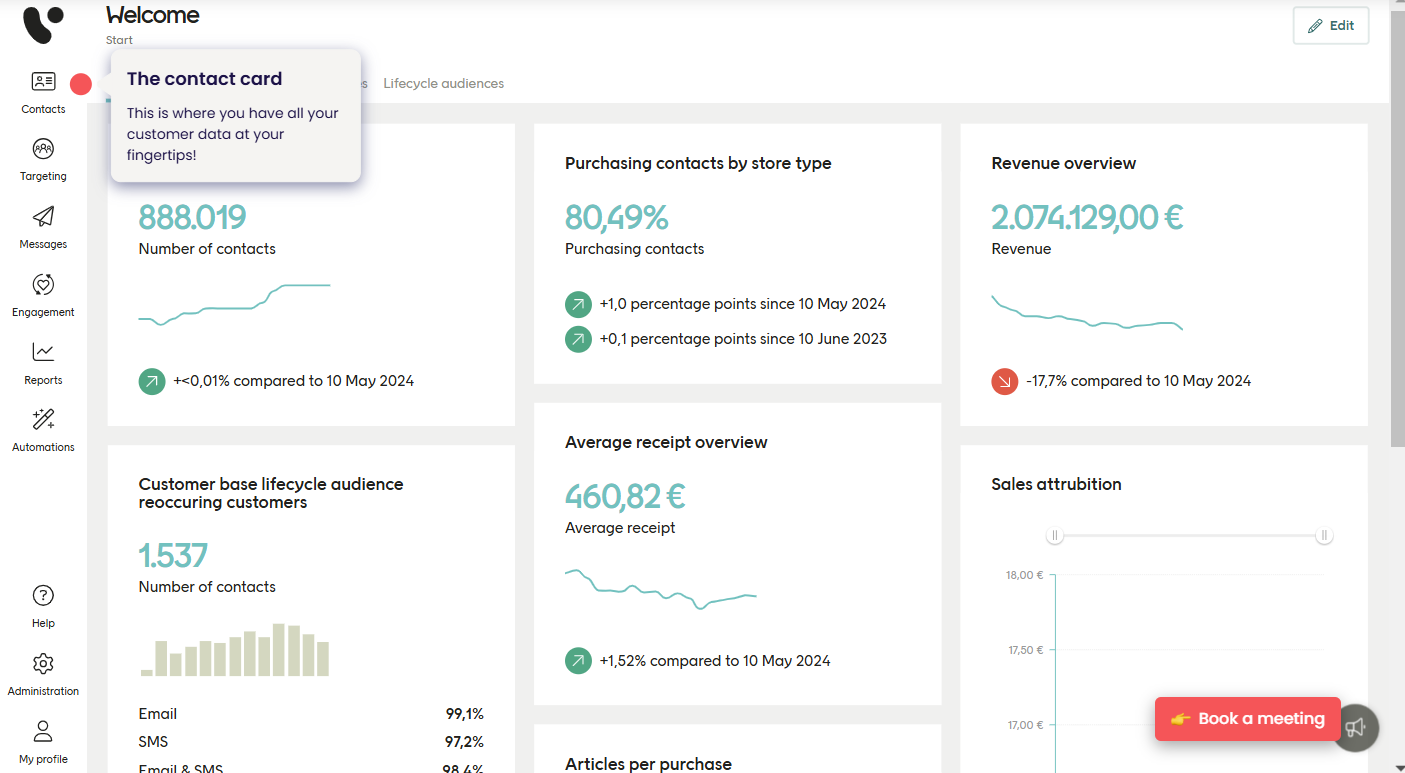 screenshot of Voyado
