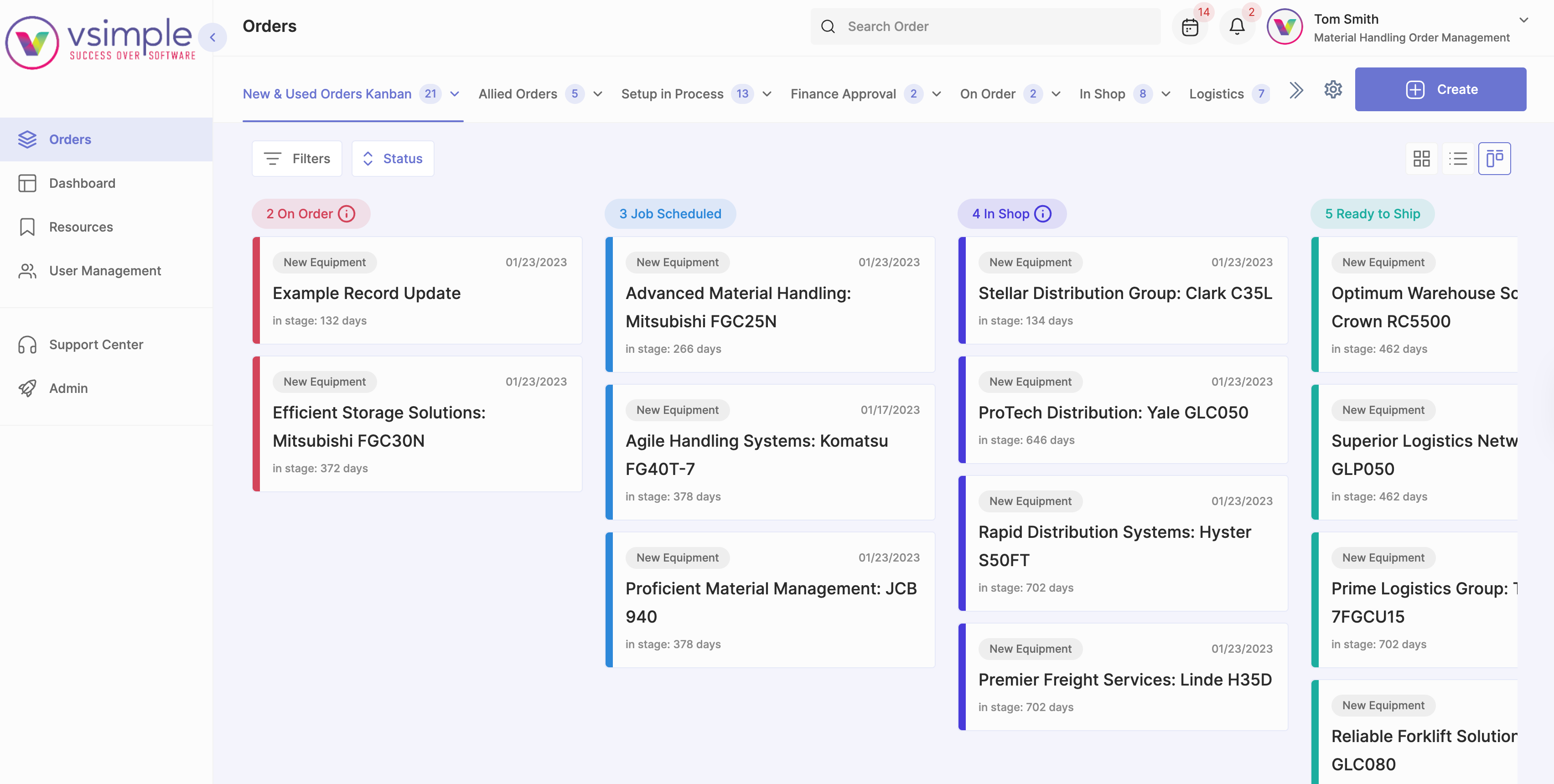 screenshot of Vsimple