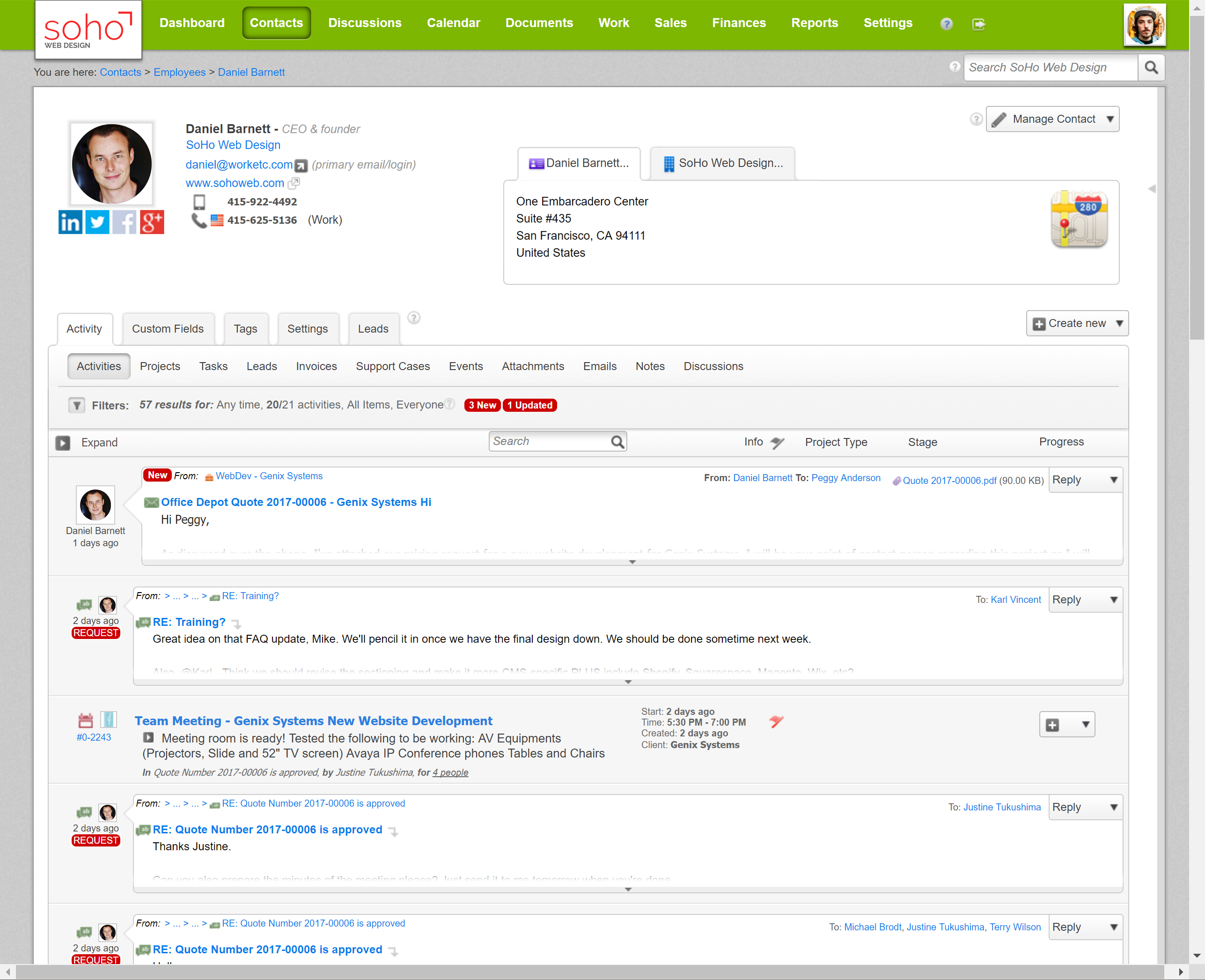 screenshot of WORKetc