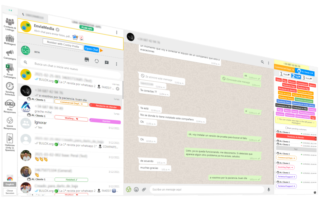 screenshot of Wachatbot