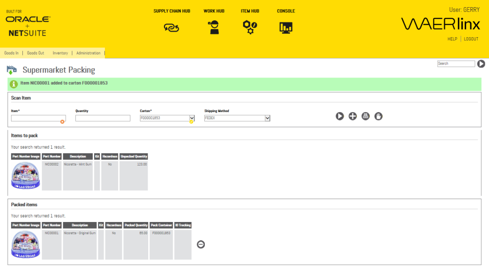 screenshot of WaerLinx