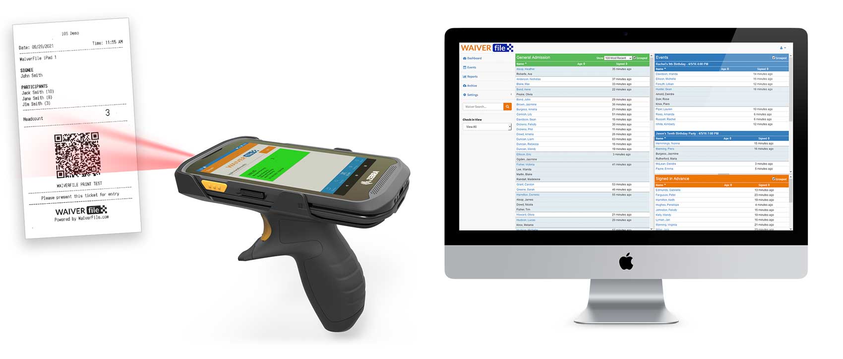 screenshot of WaiverFile