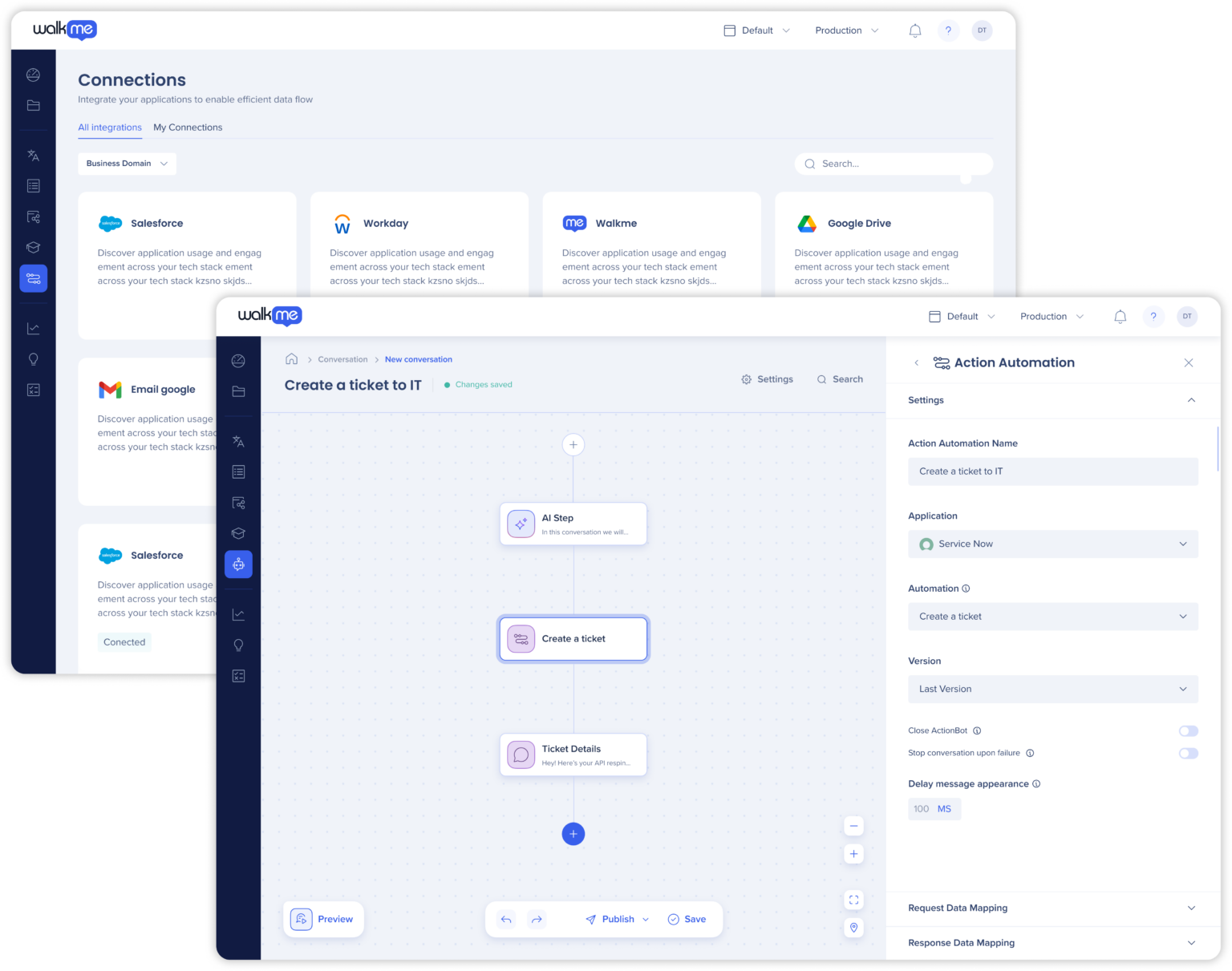 screenshot of WalkMe