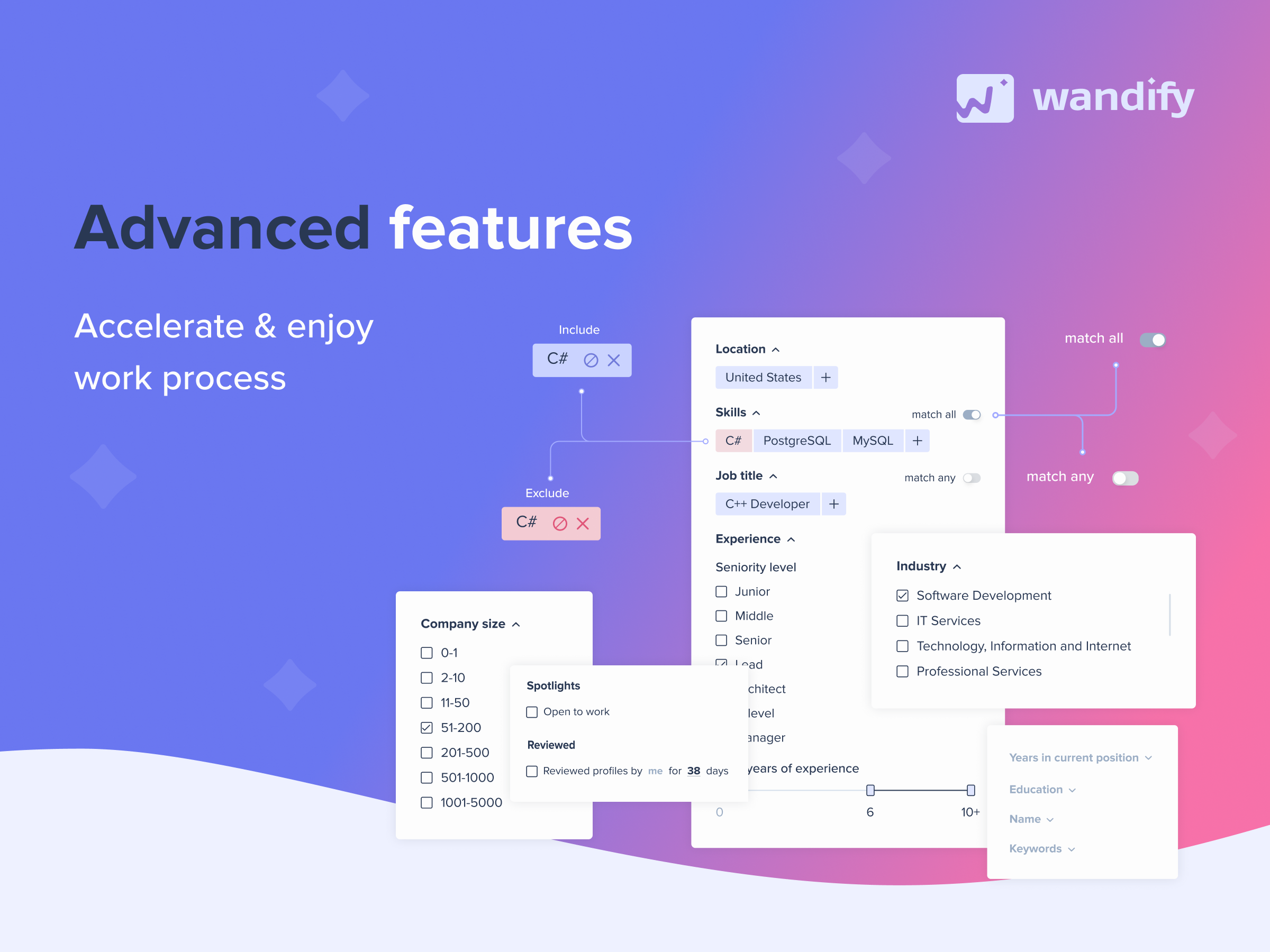 screenshot of Wandify