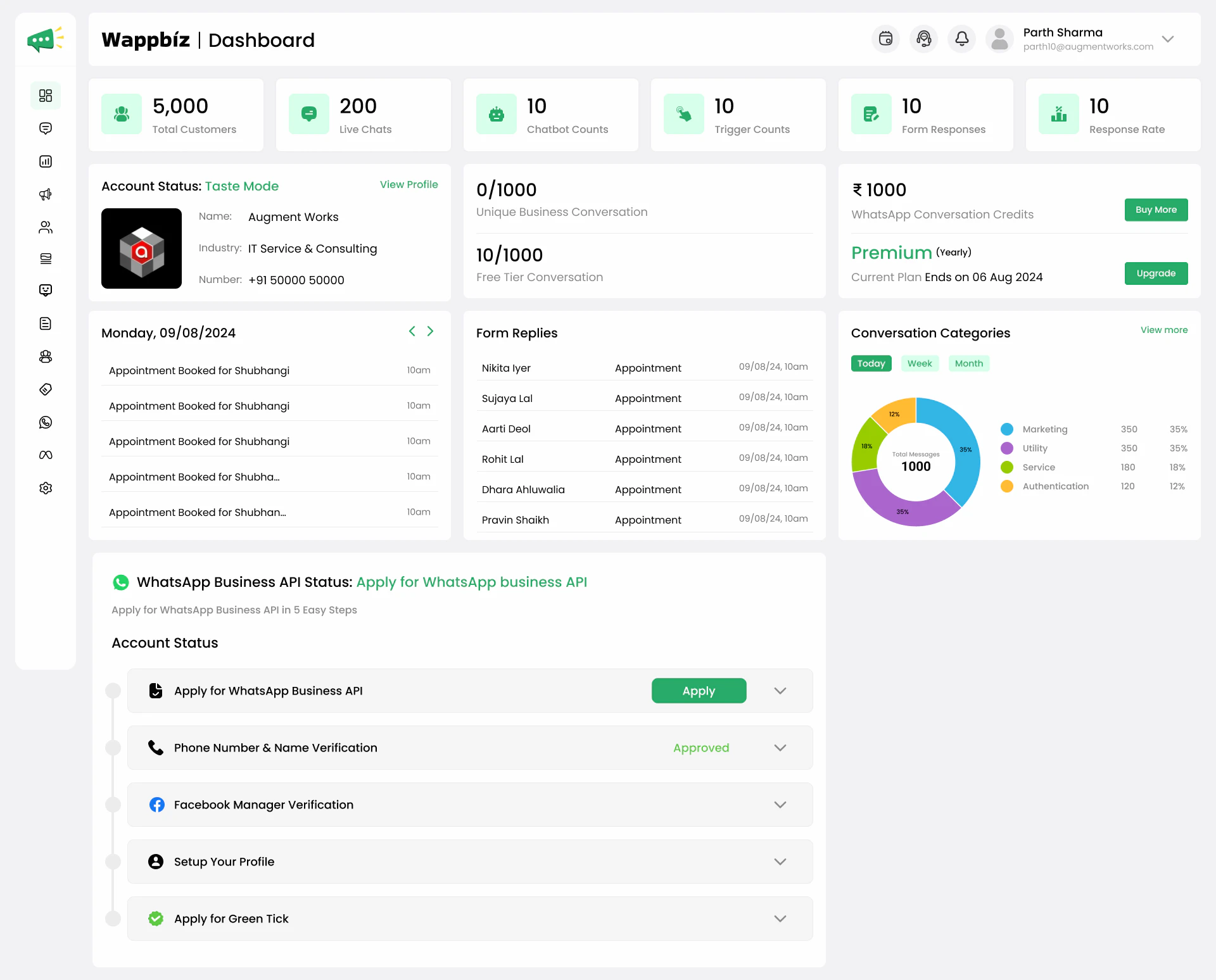 screenshot of Wappbiz