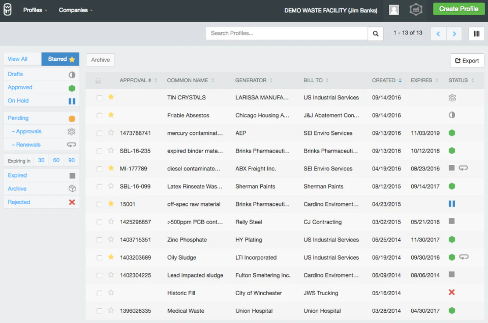 screenshot of Wastebits