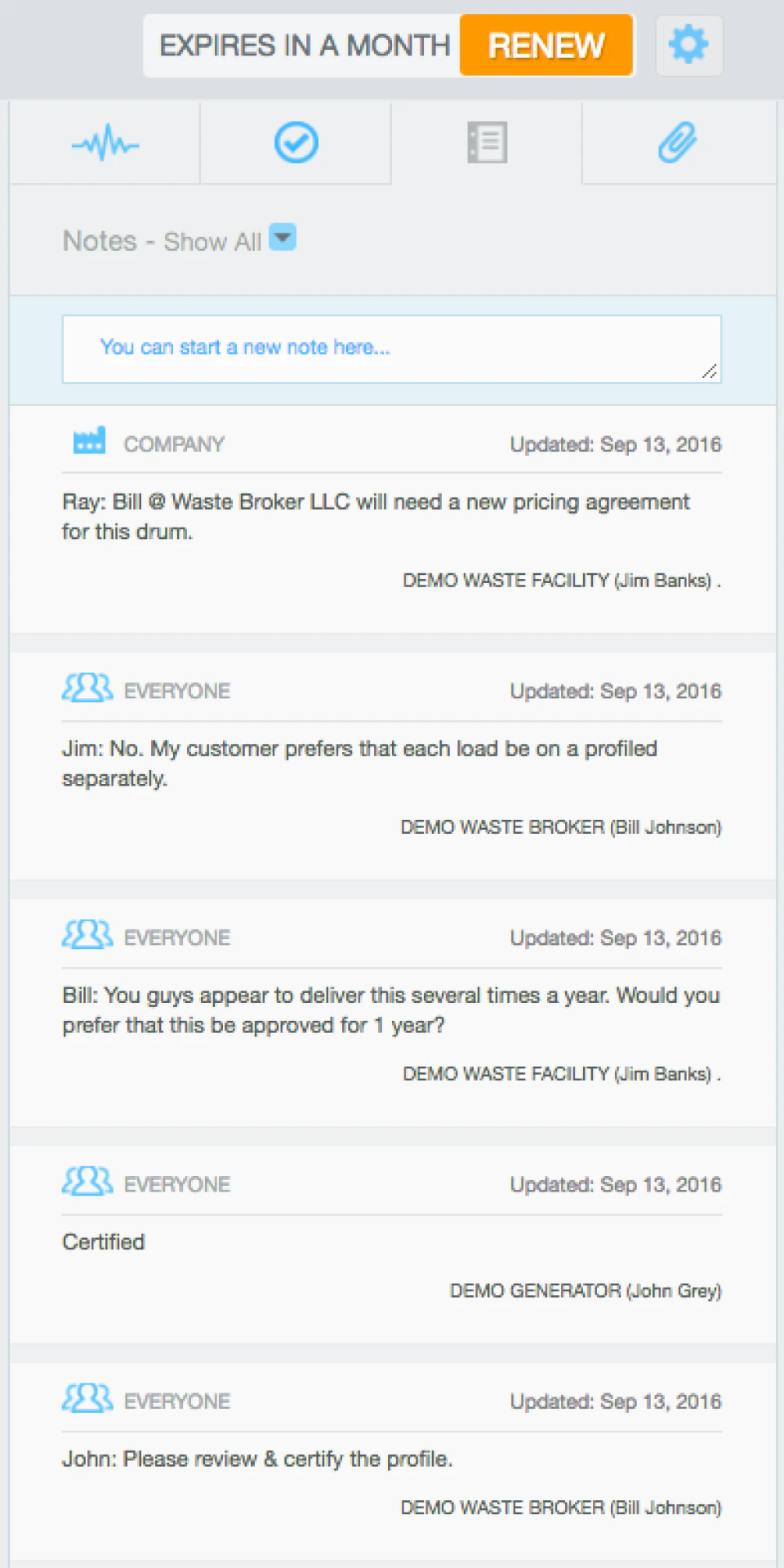 screenshot of Wastebits