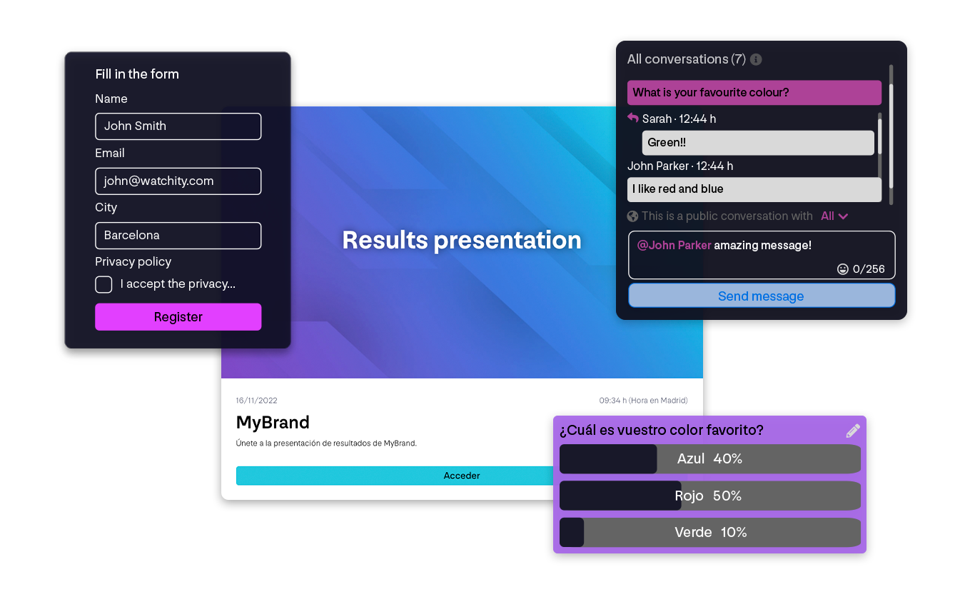 screenshot of Watchity