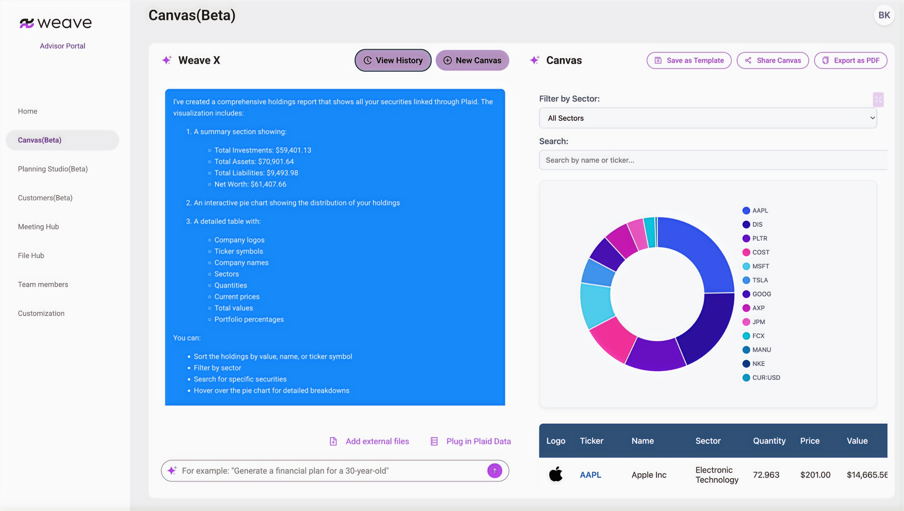 screenshot of Wavvest