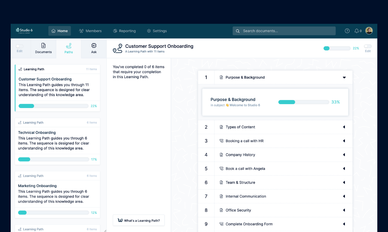 screenshot of Waybook