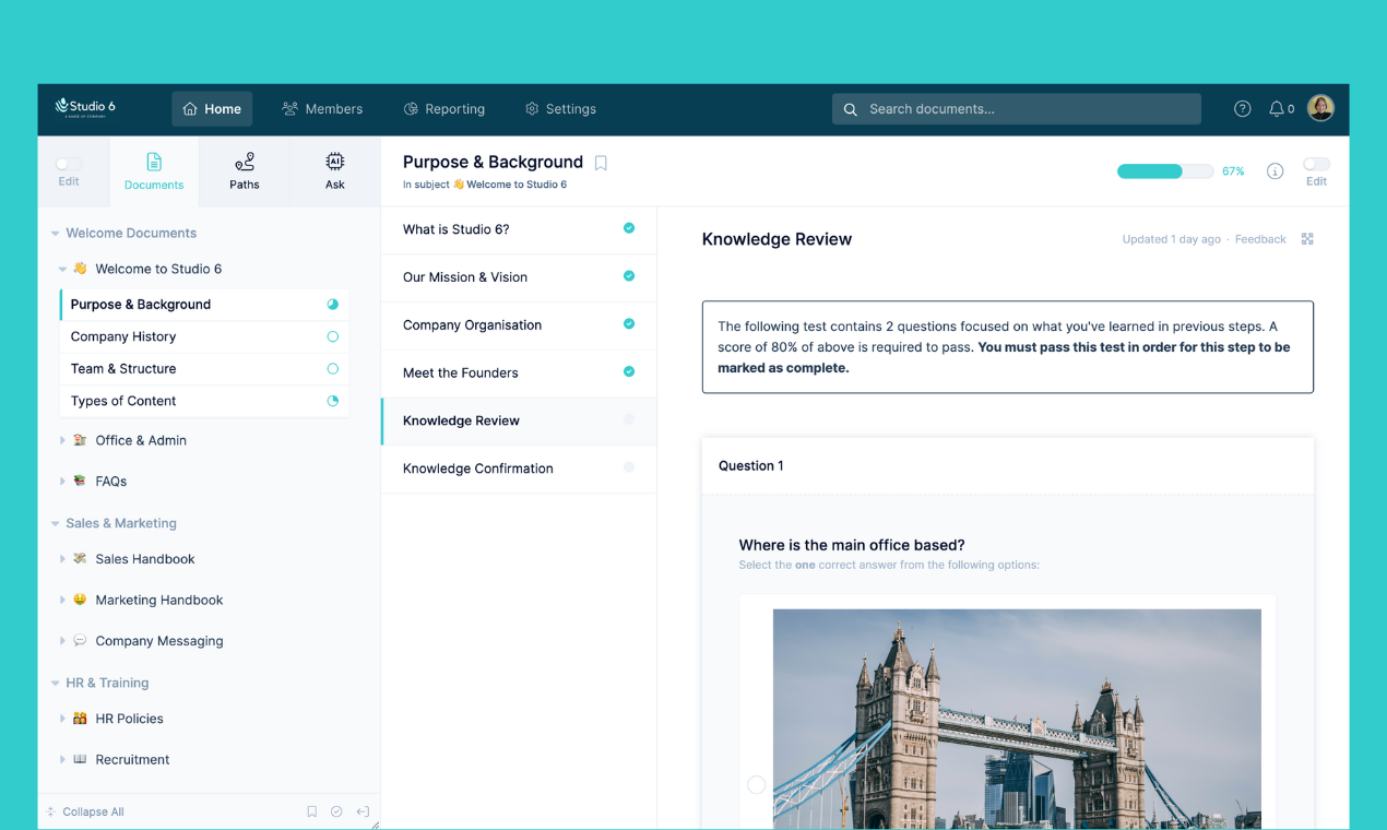 screenshot of Waybook