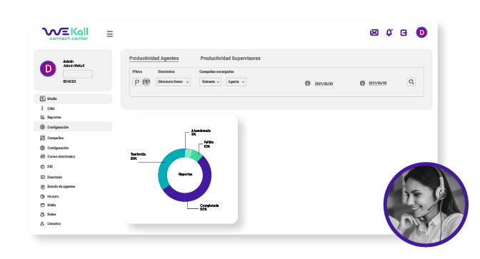 screenshot of WeKall