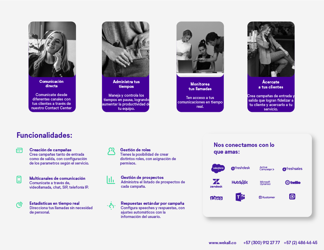 screenshot of WeKall