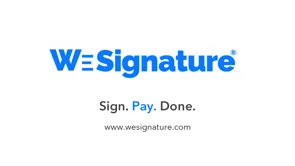 screenshot of WeSignature