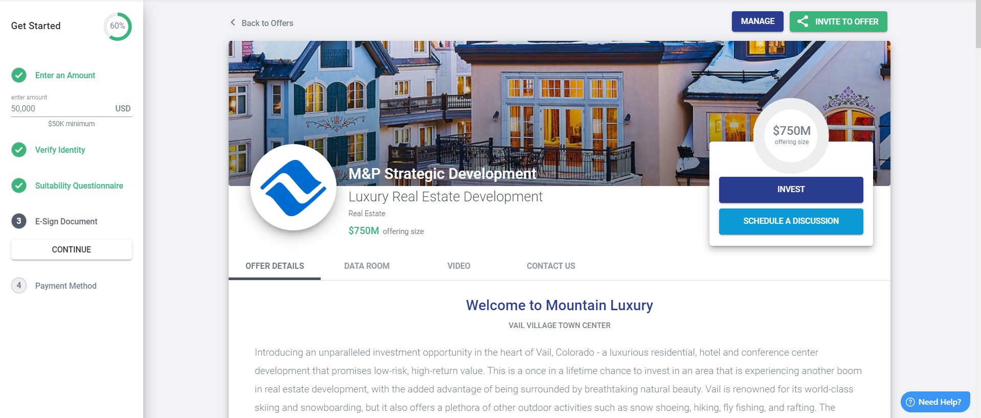 screenshot of WealthBlock