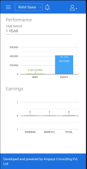 screenshot of WealthERP