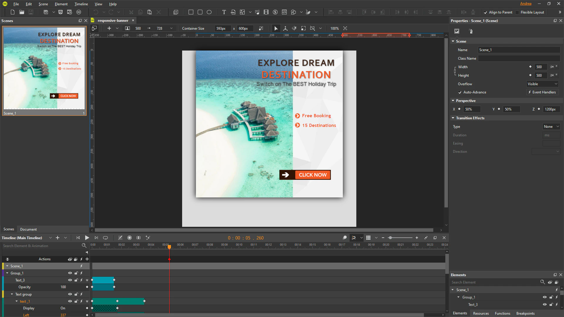 screenshot of WebAnimator